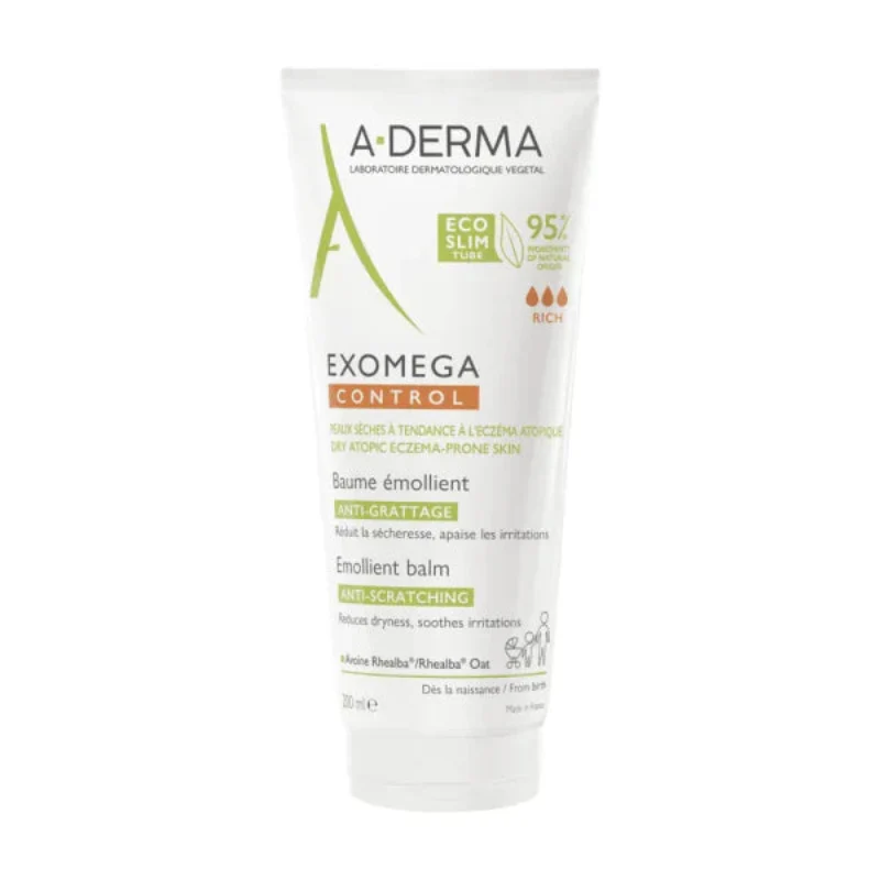 A-Derma Exomega Control Bálsamo Emoliente Antiprurido 200ml