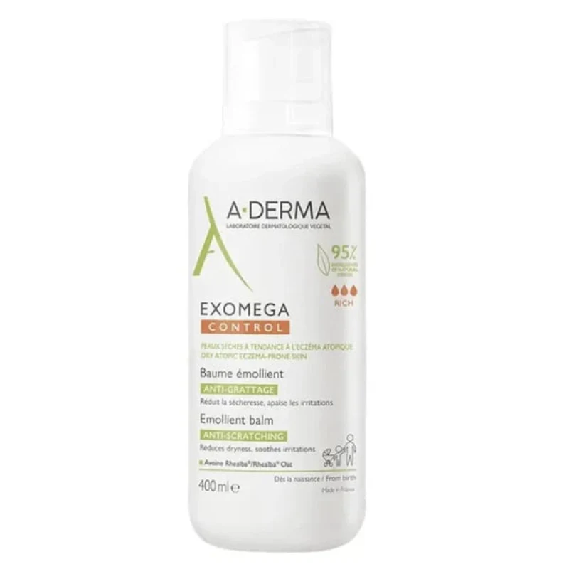 A-Derma Exomega Control Bálsamo Emoliente Antiprurido 400ml