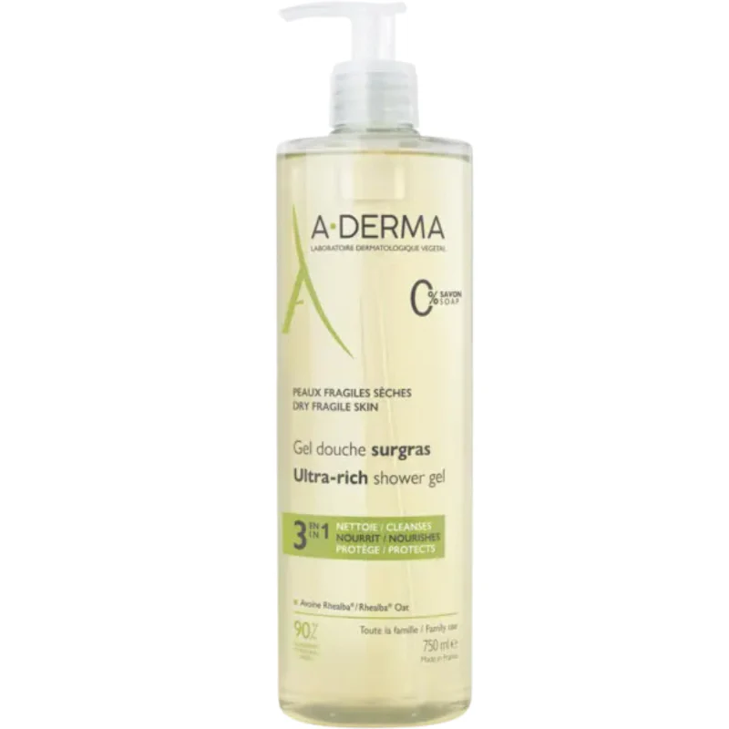 A-Derma Gel de Duche Ultra Rico 750ml
