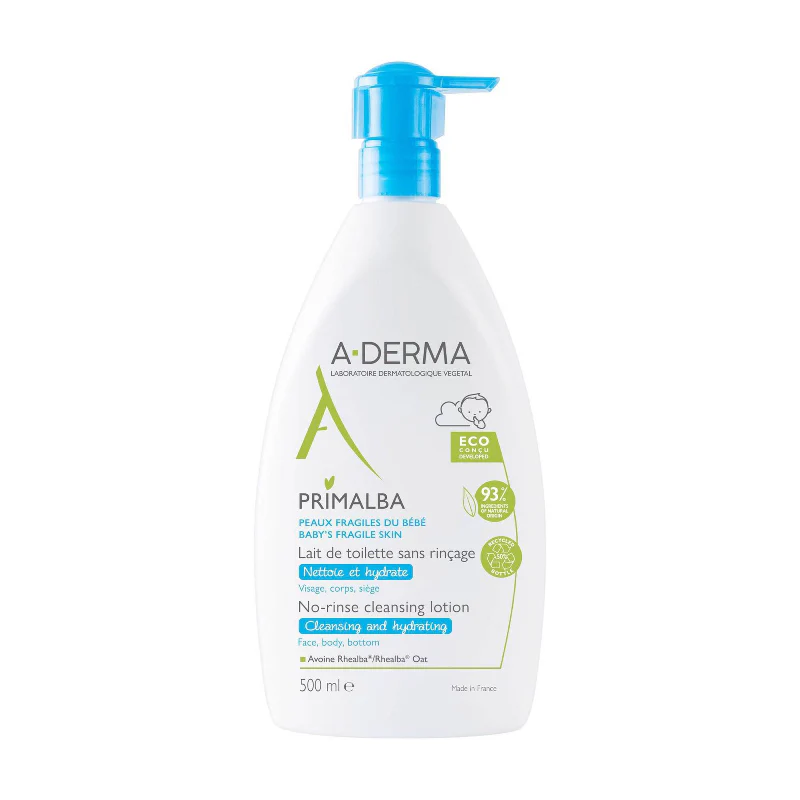 A-Derma Primalba Baby Leite de Limpeza Suave 500ml