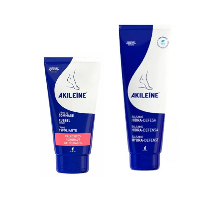 Akileine Bálsamo Hidra-Defesa 125ml + Creme Esfoliante 75ml