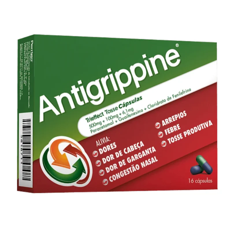 Antigrippine Trieffect Tosse 16 Cápsulas
