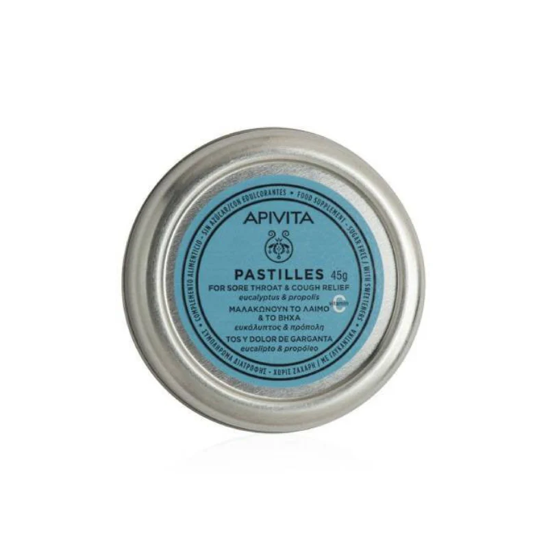Apivita Eucalipto e Propolis Pastilhas 45g