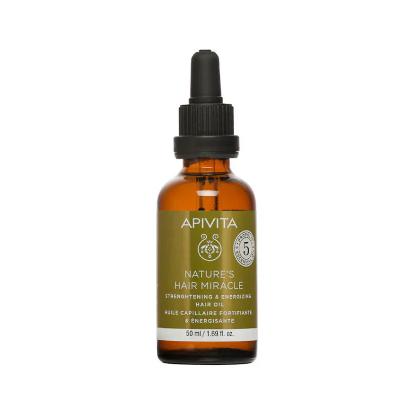 Apivita Nature's Hair Miracle Óleo Capilar Fortificante e Energizante 50ml