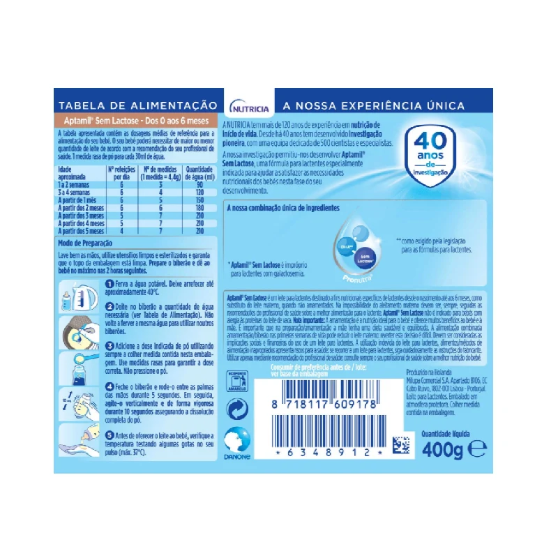Aptamil sem Lactose 400g - Image 3