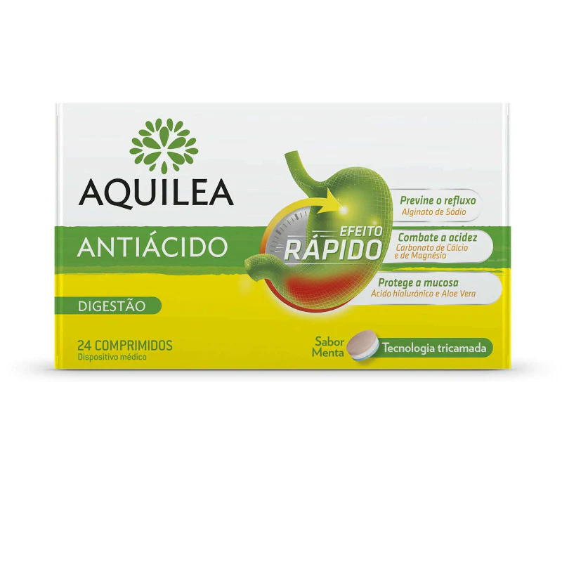 Aquilea Antiácido 24 Comprimidos Menta