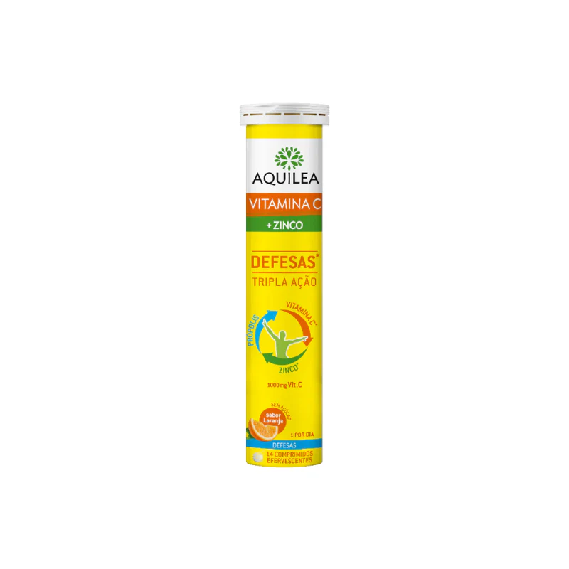 Aquilea Vitamina C + Zinco Defesas 14 Comprimidos Efervescentes
