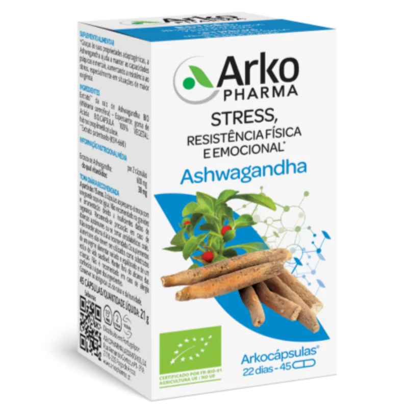 Arkocápsulas Ashwagandha 45 Cápsulas