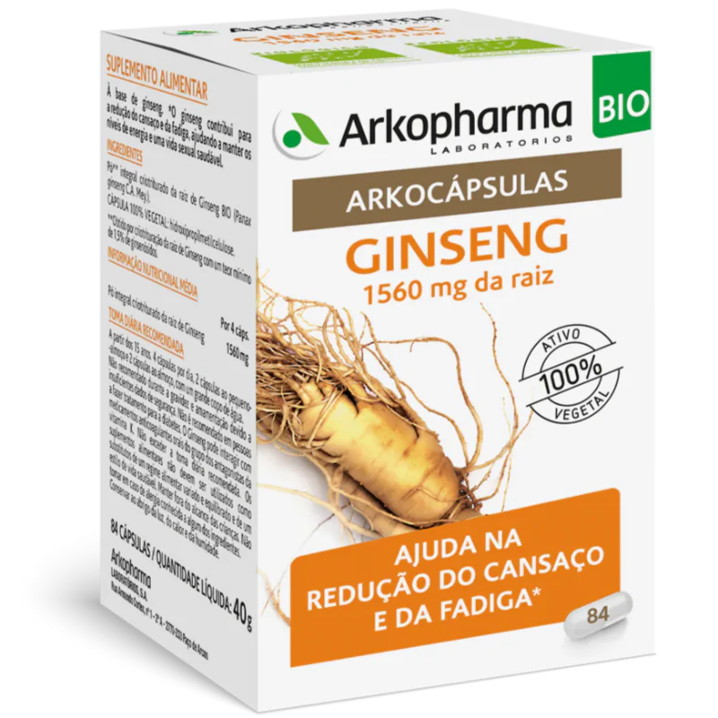 Arkocápsulas Ginseng Bio 84 Cápsulas