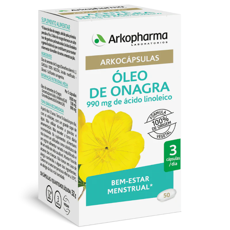 Arkocápsulas Óleo de Onagra 50 Cápsulas