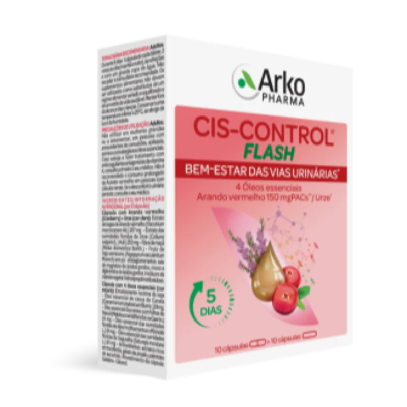Arkopharma Cis-Control Cranberola Flash 20 Cápsulas
