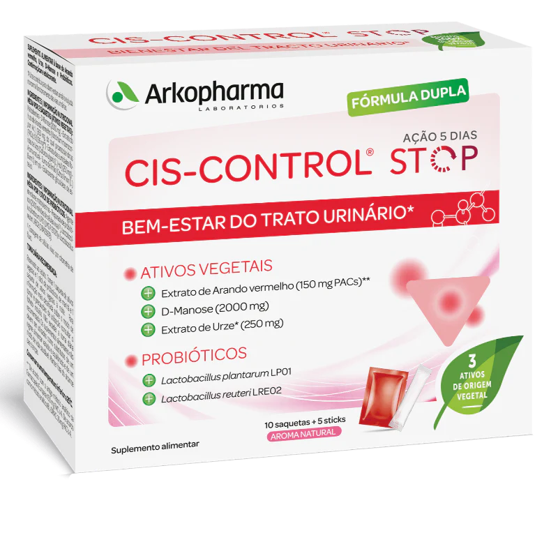 Arkopharma Cis-Control Stop 10 Saquetas + 5 Sticks
