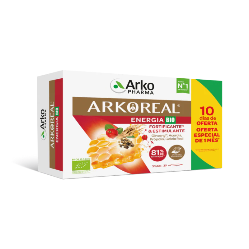 Arkoreal Energia Bio 20 + 10 Ampolas