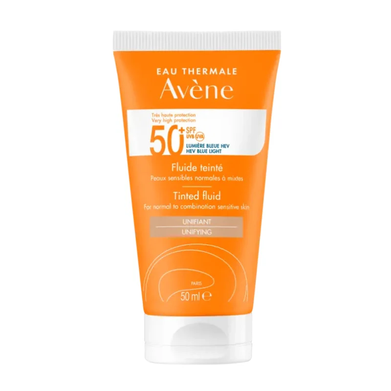Avène Solares Fluido 50+ Com Cor 50ml