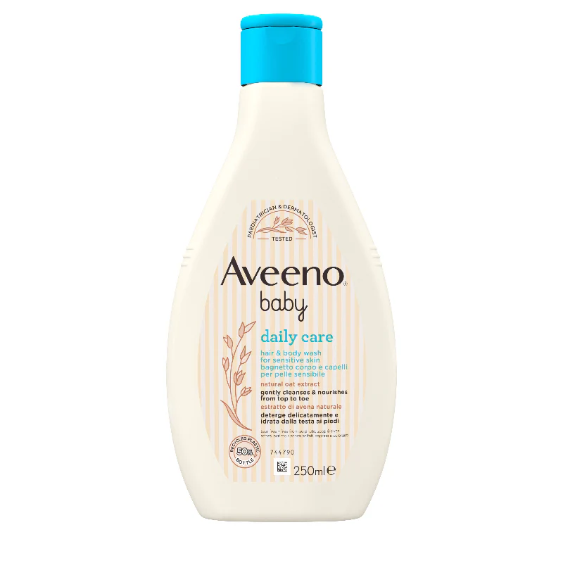 Aveeno Baby Daily Care Banho Corpo e Cabelo 250ml