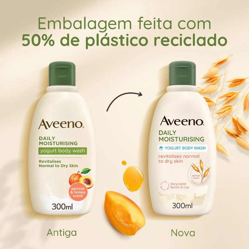 Aveeno Daily Moisturising Gel Banho Iogurte 300ml - Image 2