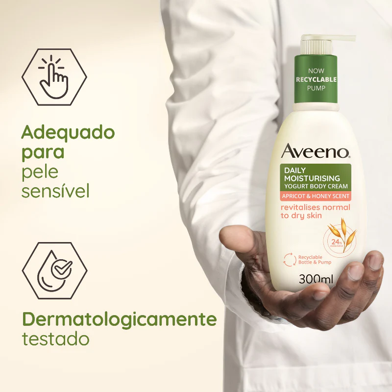 Aveeno Daily Moisturising Loção Corporal Iogurte 300ml - Image 2