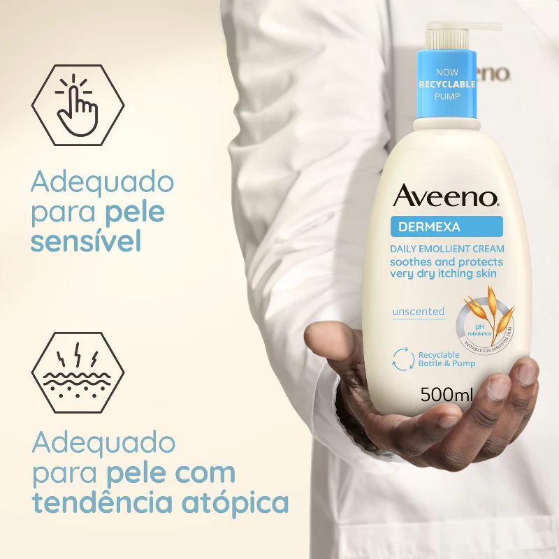 Aveeno Dermexa Creme Emoliente 500ml - Image 2