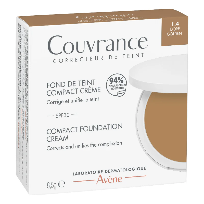 Avène Couvrance Base Creme Compacto 1.4 Dourado SPF30 8,5g - Image 2