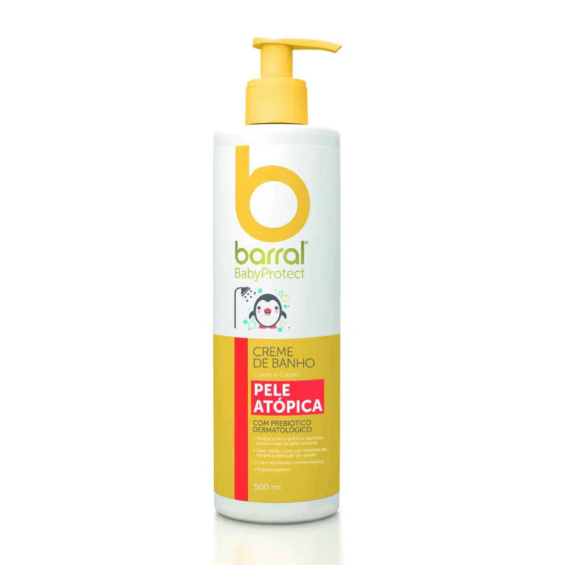 Barral BabyProtect Creme de Banho Pele Atópica 500ml