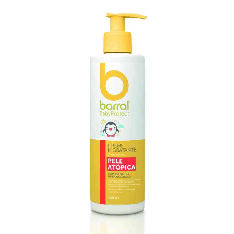 Barral BabyProtect Creme Hidratante Pele Atópica 400ml