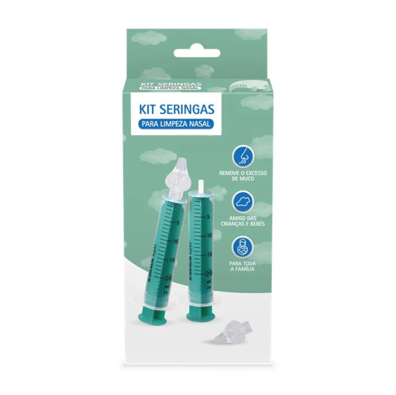 Bbraun Ecotainer Kit Seringas para Limpeza Nasal