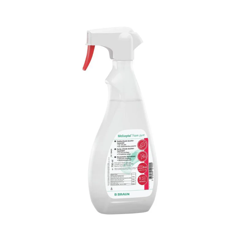 Bbraun Meliseptol Foam Pure Spray Desinfetante para Superfícies 750ml