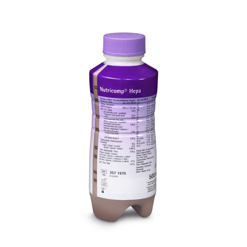 Bbraun Nutricomp Hepa Chocolate 500ml