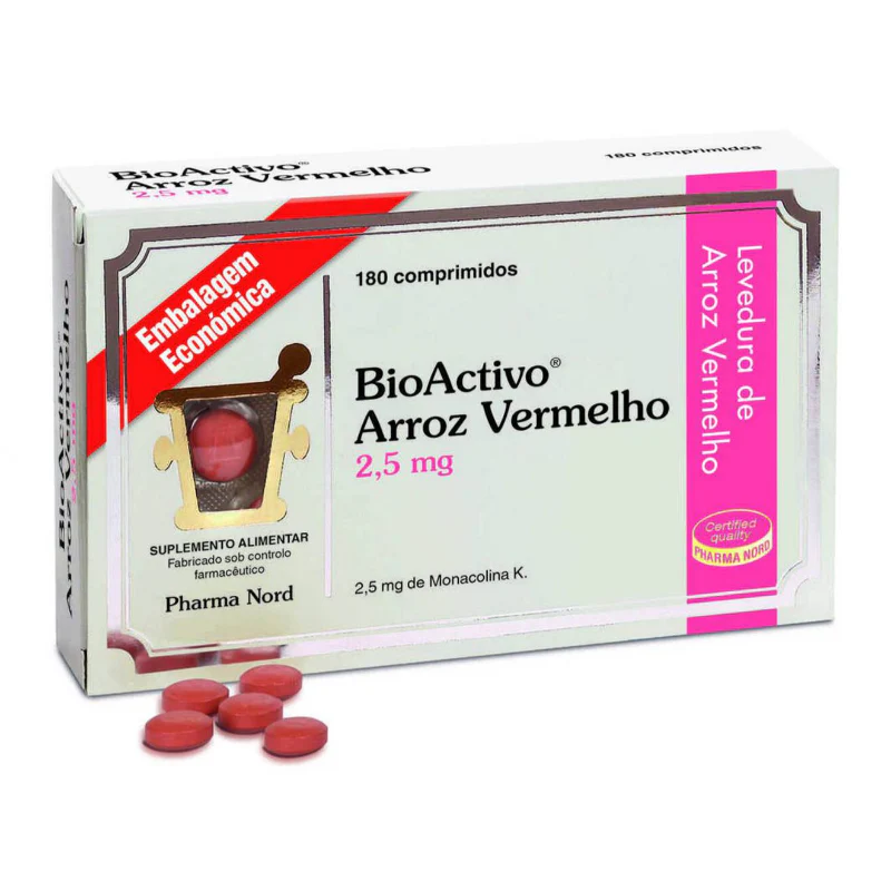 BioActivo Arroz Vermelho 2,5mg 180 Comprimidos