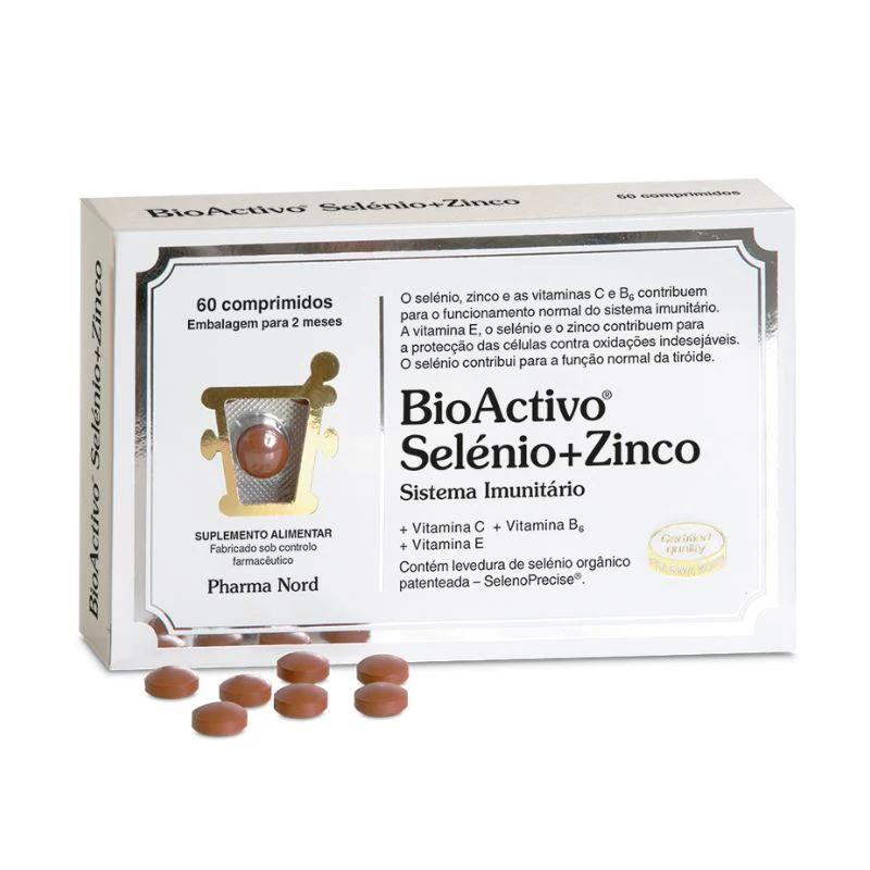 BioActivo Selenio+Zinco 60 Comprimidos