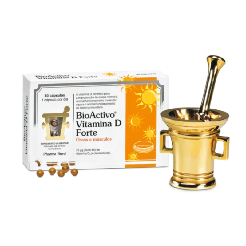 BioActivo Vitamina D Forte 80 Cápsulas