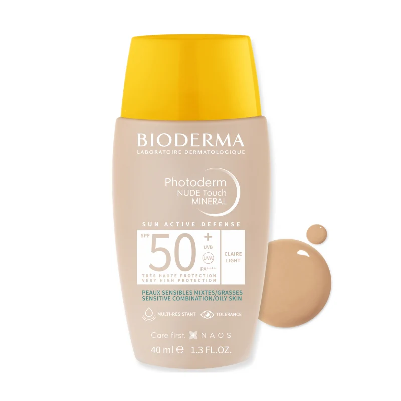 Bioderma Photoderm Nude Touch SPF50+ Claro 40ml