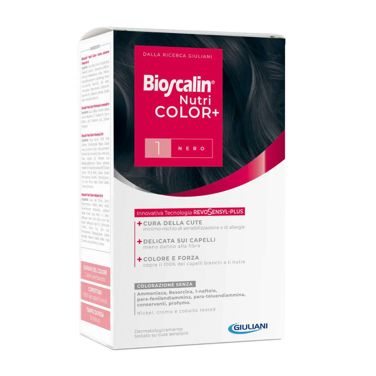 Bioscalin Nutricolor+ Kit Coloração 1 Preto