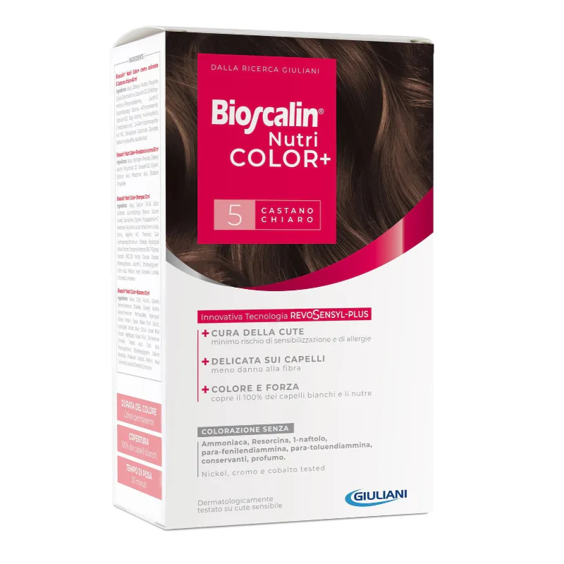 Bioscalin Nutricolor+ Kit Coloração 5 Castanho Claro