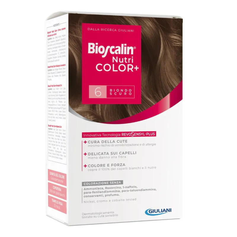 Bioscalin Nutricolor+ Kit Coloração 6 Louro Escuro