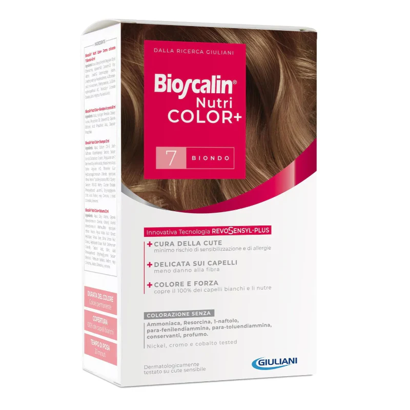Bioscalin Nutricolor+ Kit Coloração 7 Louro