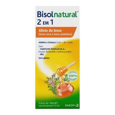Bisolnatural 2 em 1 Xarope 133ml