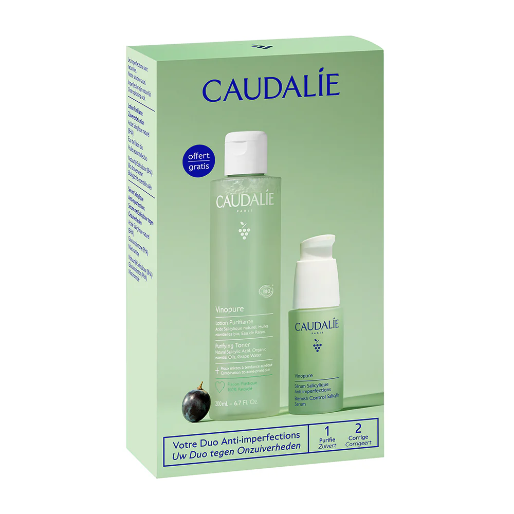 Caudalie Coffret Vinopure Serum & Loção Purificante - Image 2