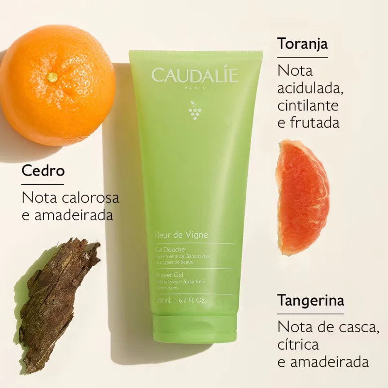 Caudalie Fleur de Vigne Gel de Duche 200ml - Image 3