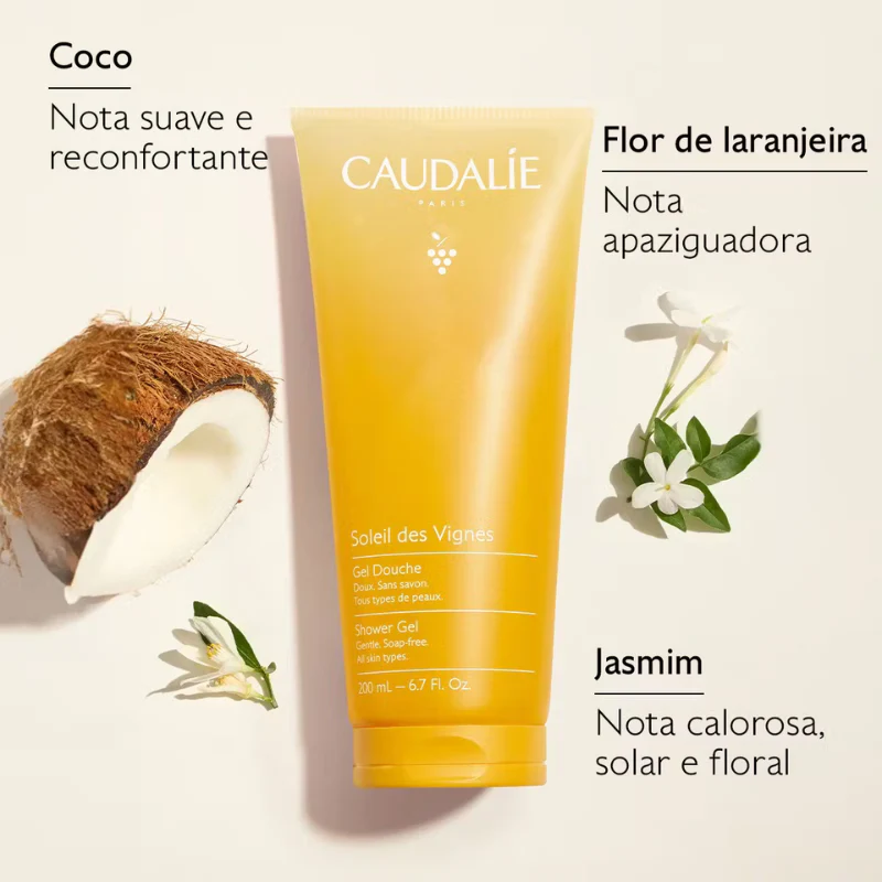 Caudalie Soleil des Vignes Gel de Duche 200ml - Image 3