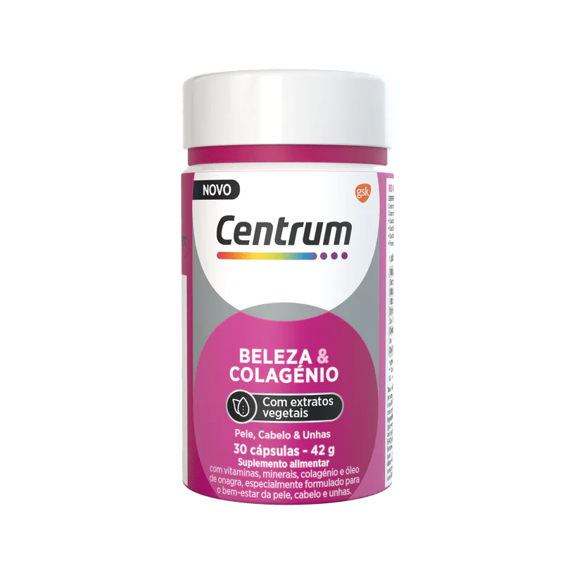 Centrum Beleza e Colagénio 30 Cápsulas