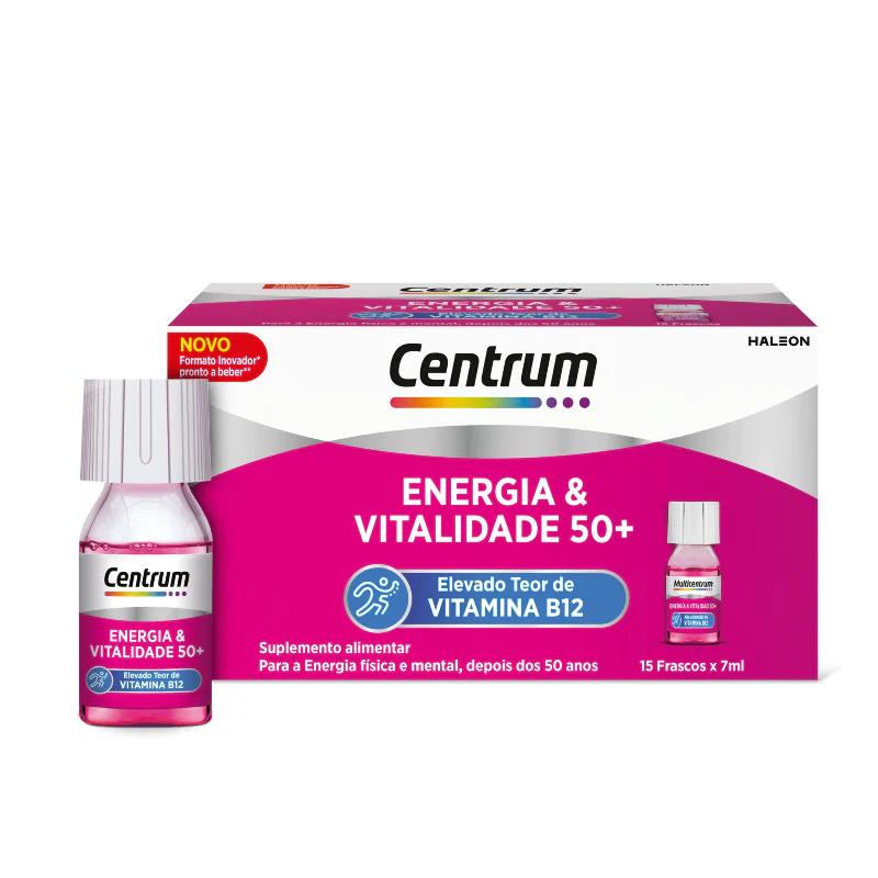 Centrum Energia e Vitalidade 50+ 30 Frascos
