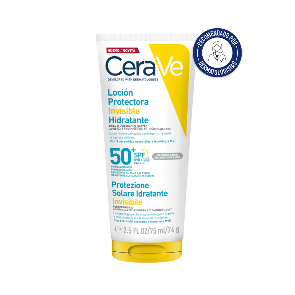 Cerave Loção Protetora Invisível Hidratante SPF50+ 75ml
