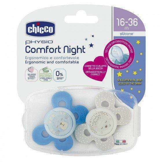 Chicco Chupeta Physio Comfort Night Rapaz 16-36 Meses