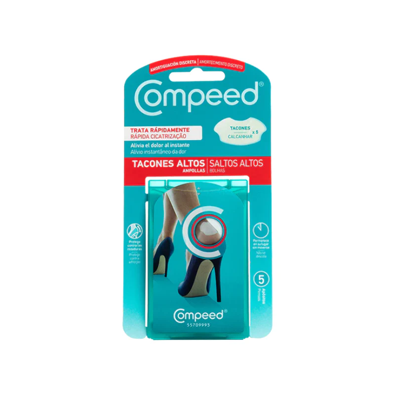 Compeed Penso Bolhas Calcanhar Salto Alto 5 unidades