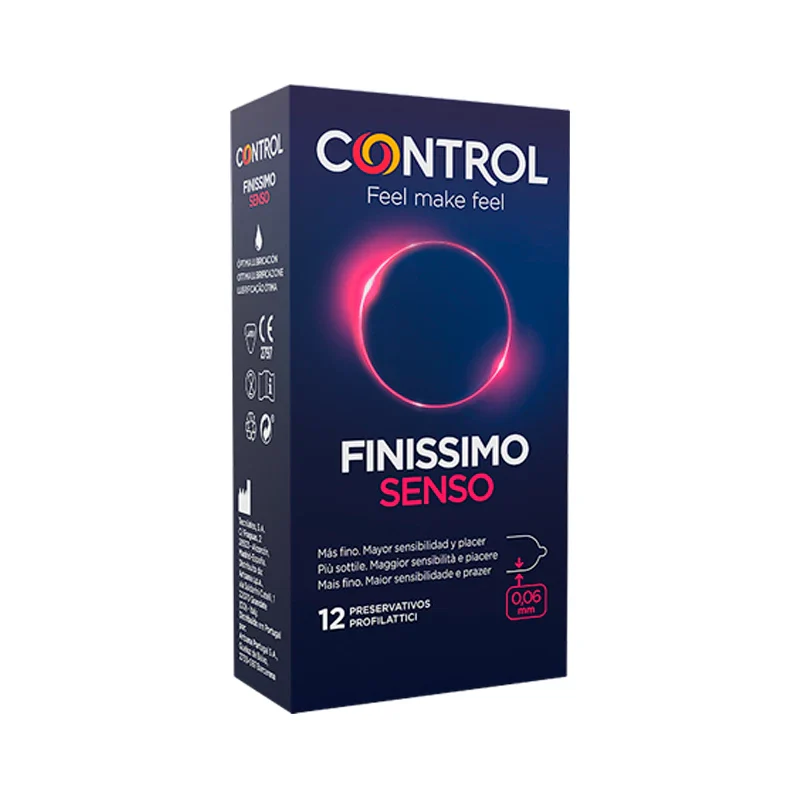 Control Finissimo Senso Preservativos 12 Unidades