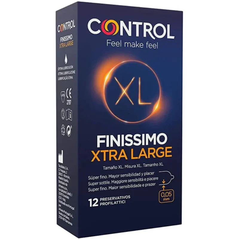Control Finissimo Senso Preservativos XL 12 Unidades