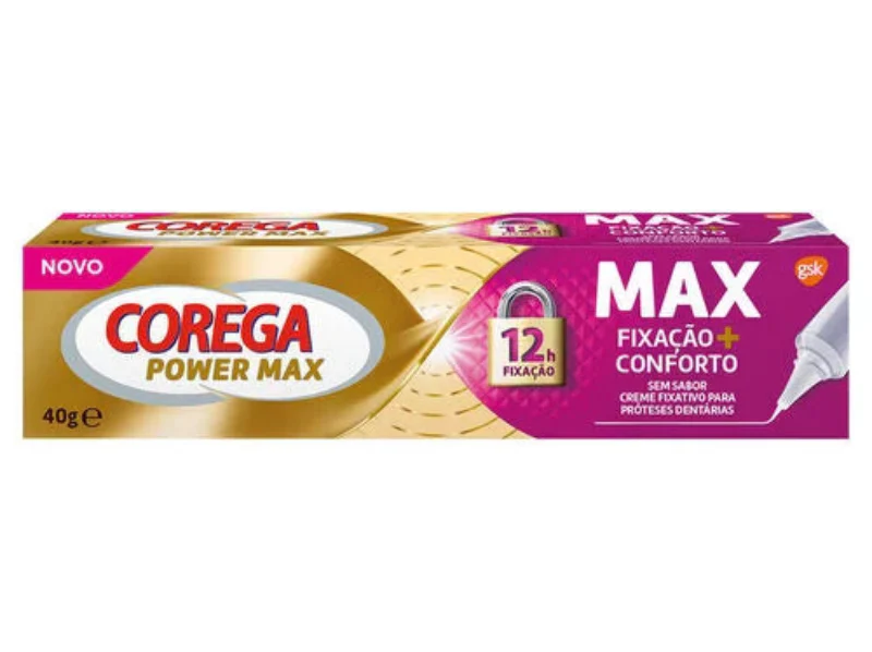 Corega Power Max Creme Fixação e Conforto 40g