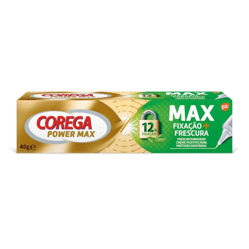 Corega Power Max Creme Fixação e Frescura 40g