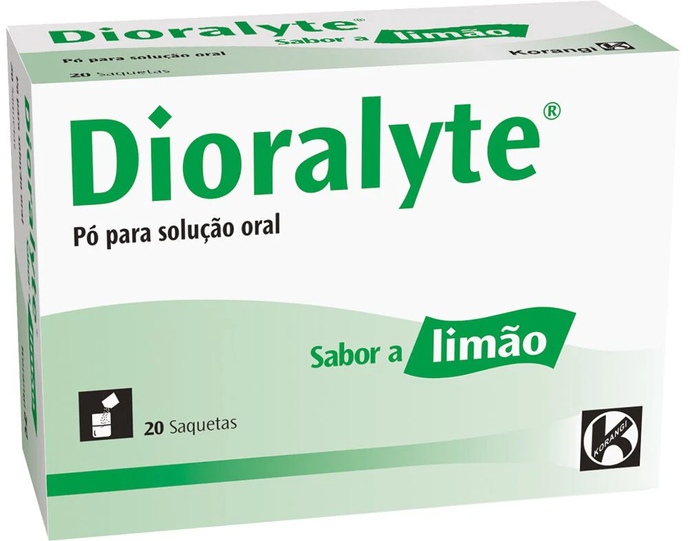Dioralyte Sabor a Limão 20 Saquetas Orais
